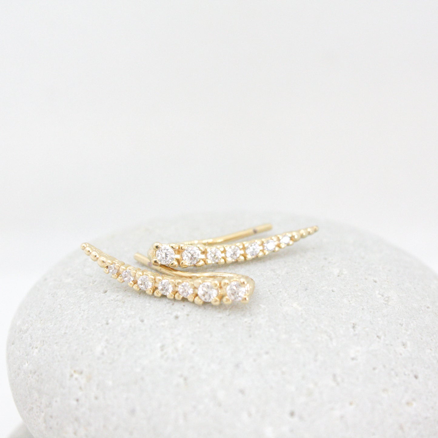 Always Looking Up Ear Climbers :: 18k Gold Filled