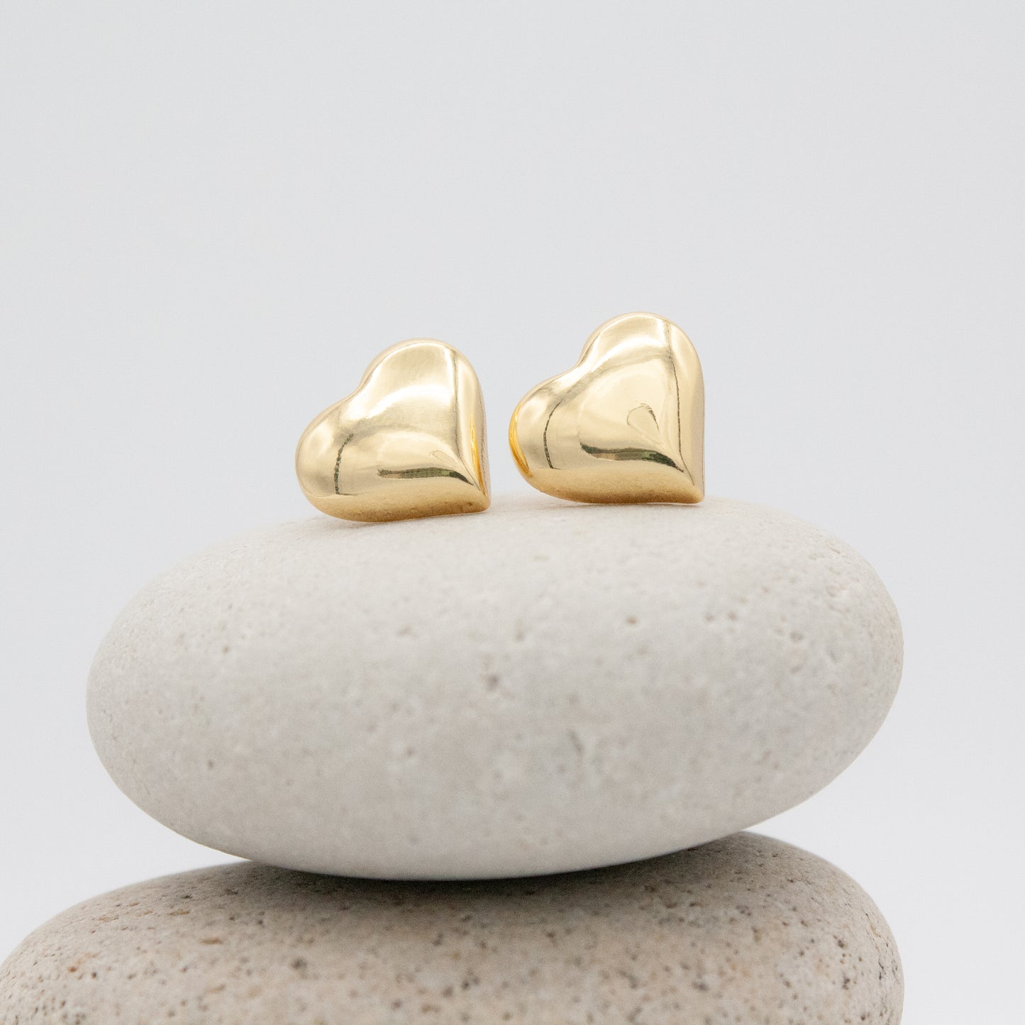 'Love Bubbles' Heart Earrings :: 24k Gold Filled