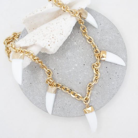 Malibu Lotus Necklace :: 24k Gold Filled