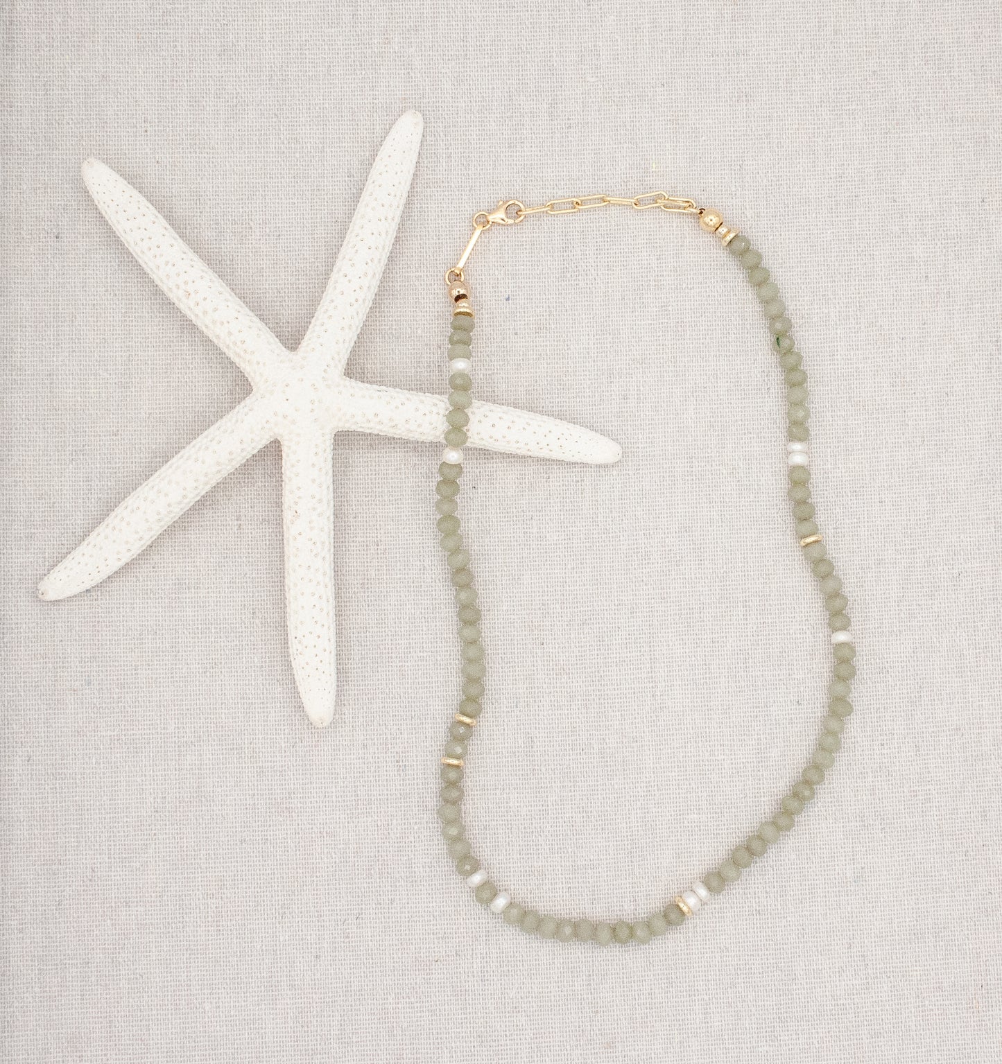 Moss Necklace :: 14k Gold Filled