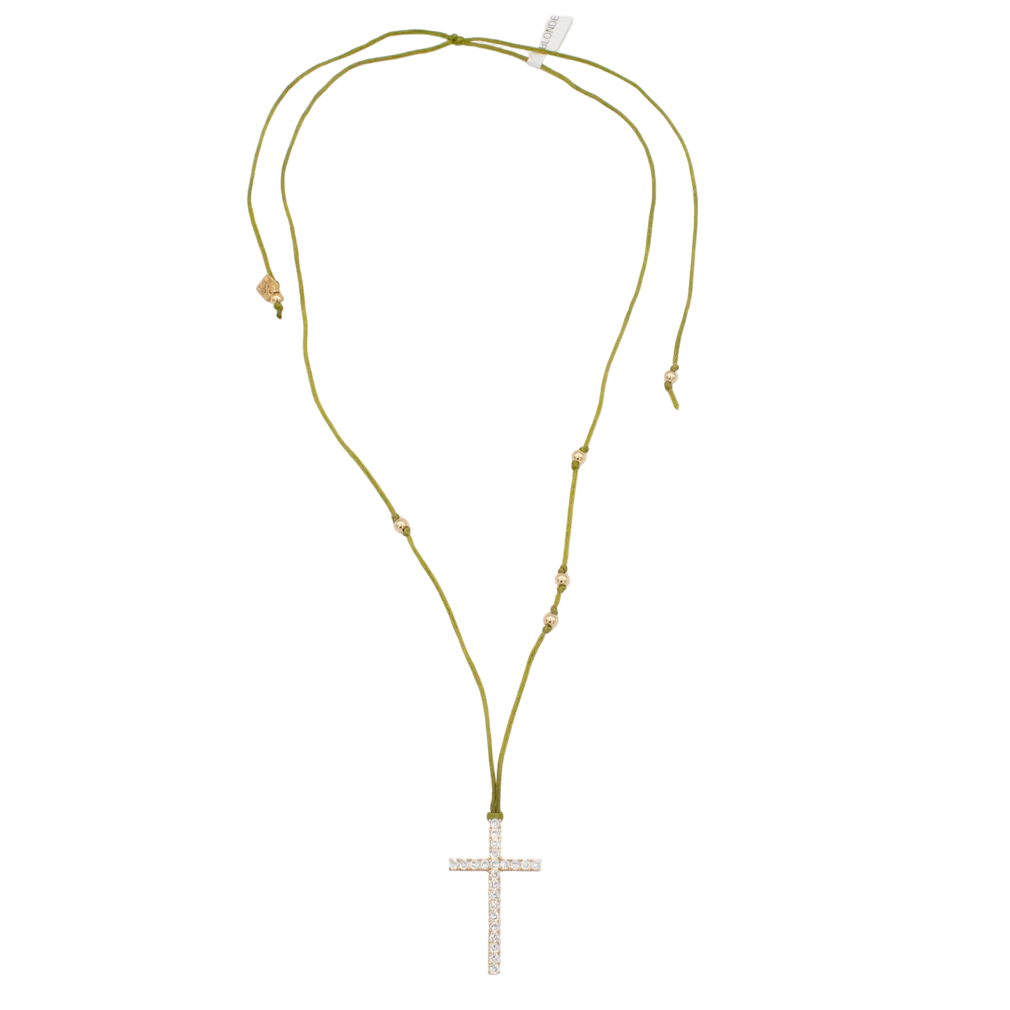 Island Strand Necklace :: Cross