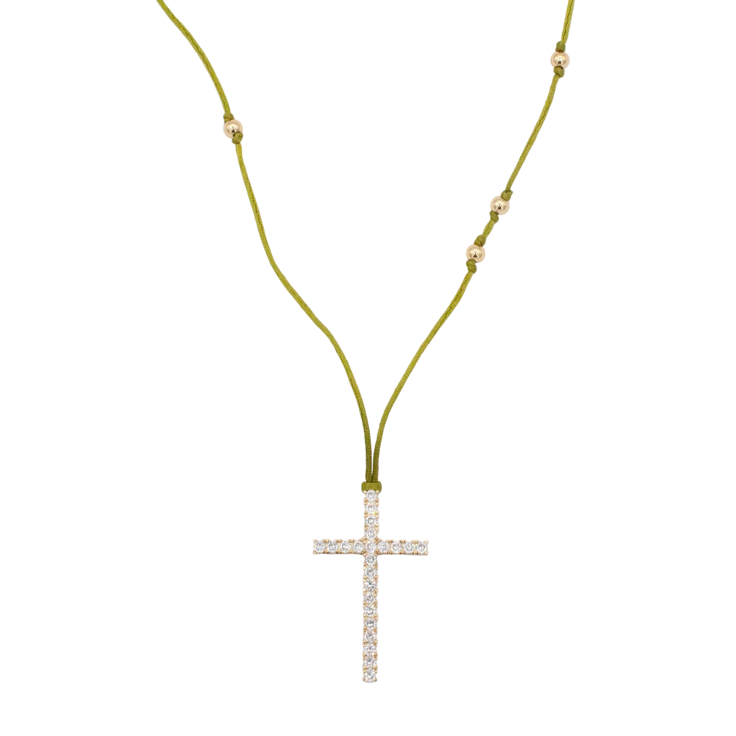 Island Strand Necklace :: Cross