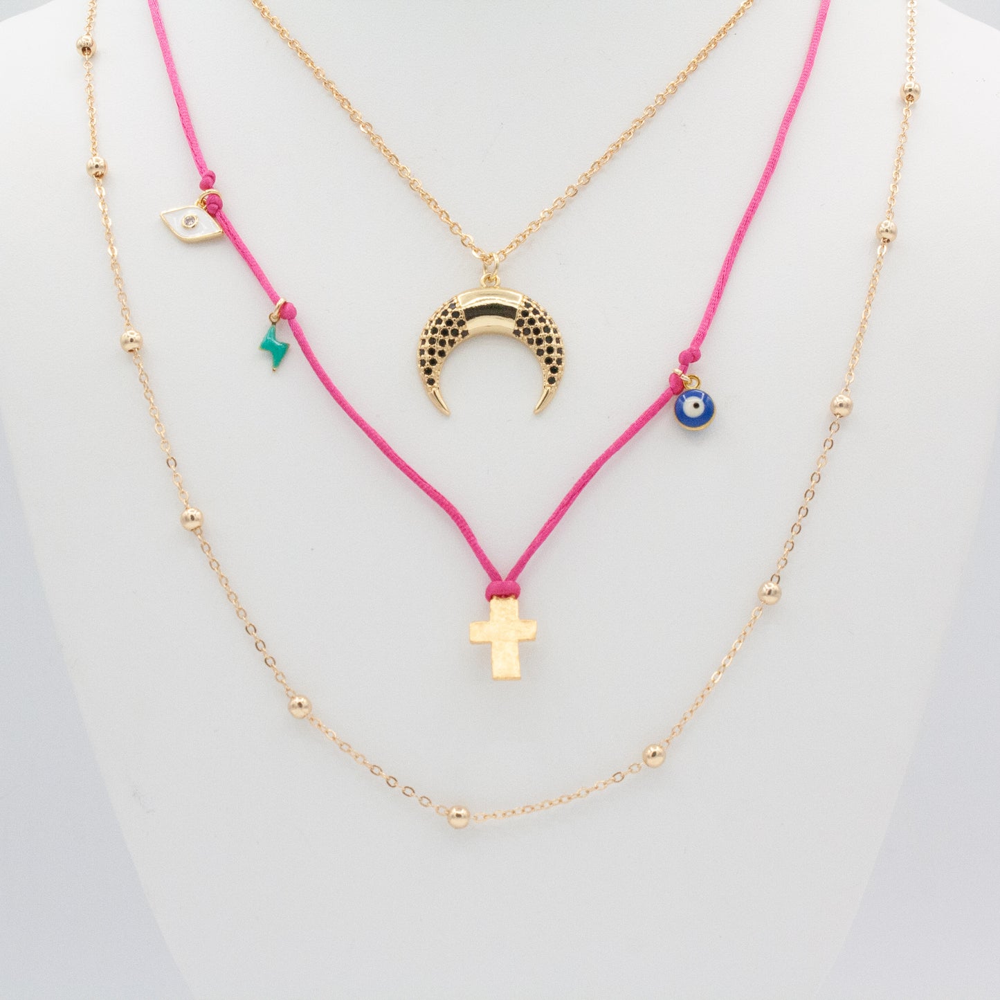 Satellite Layering Chain :: 14k Gold Filled