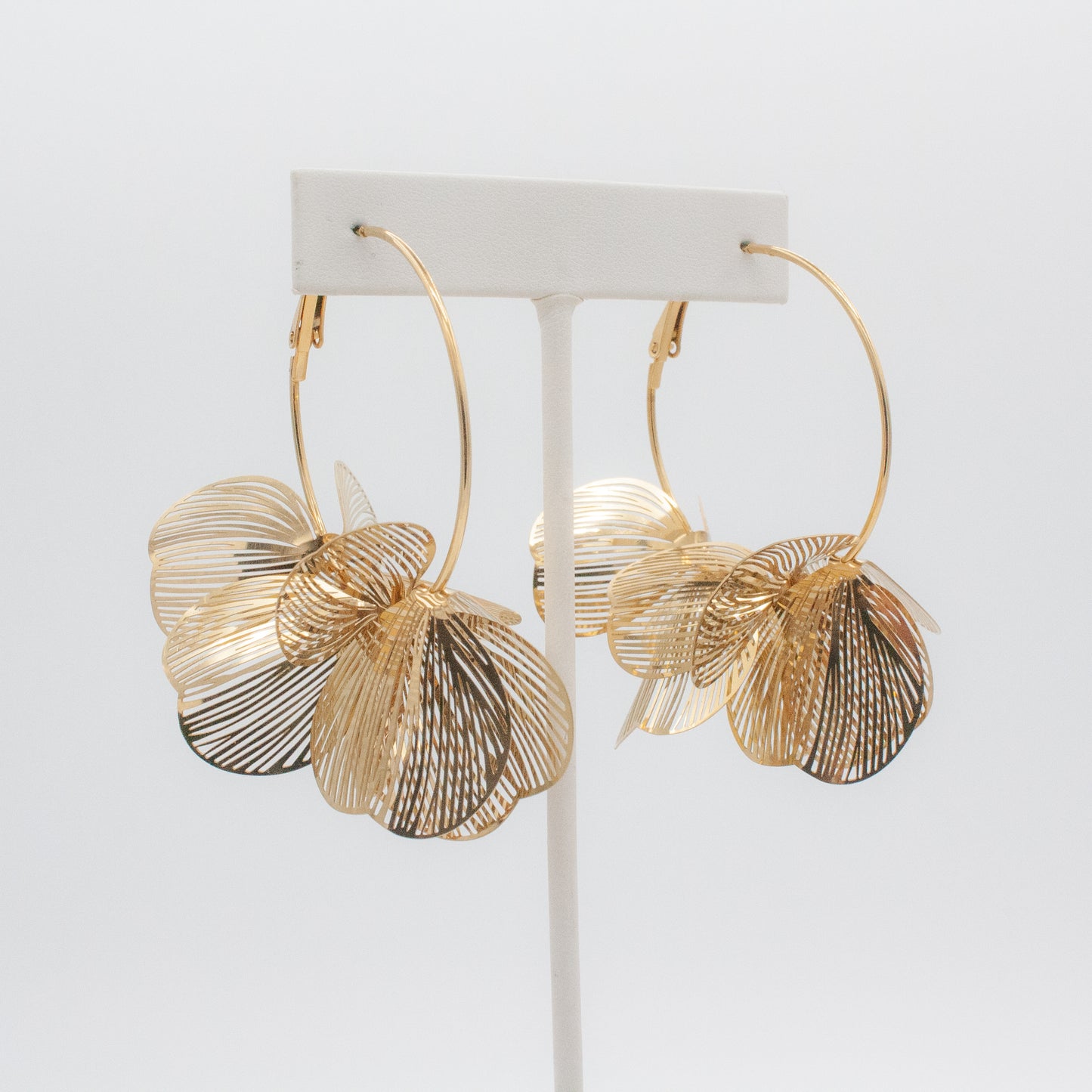 Island Bloom Hoops : Gold