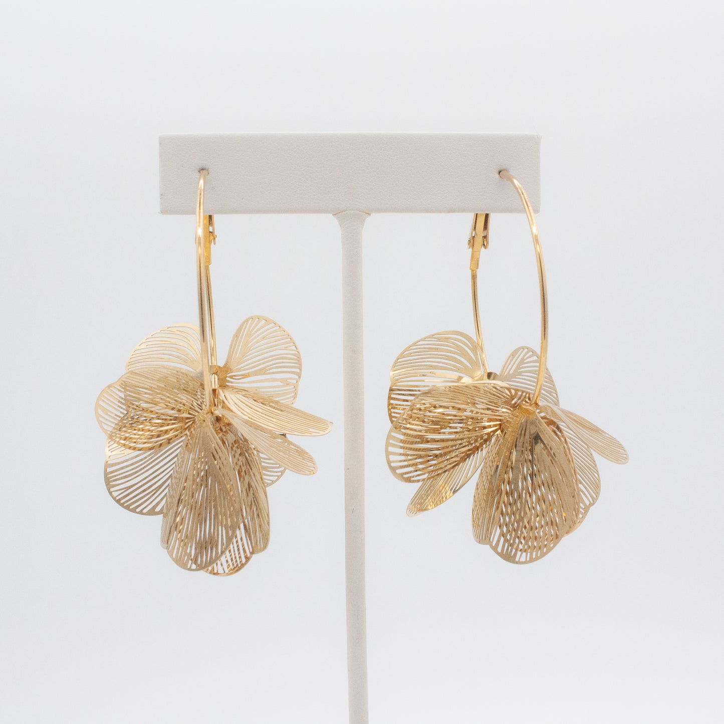 Island Bloom Hoops : Gold