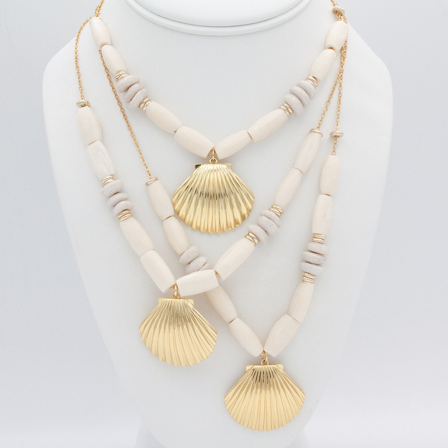 Mini Goddess Seashell Necklace :: 14k Gold Filled