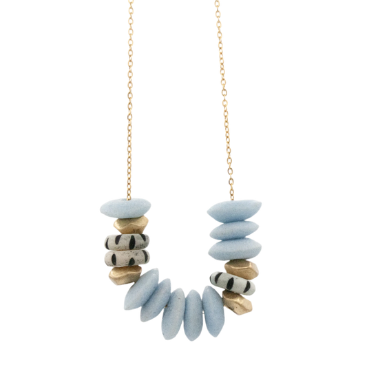 Mini Antigua Necklace : Powder Blue