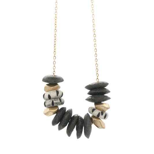 Mini Antigua Necklace : Slate Grey