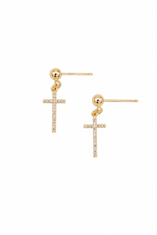 Prayer Studs :: 14k Gold Filled