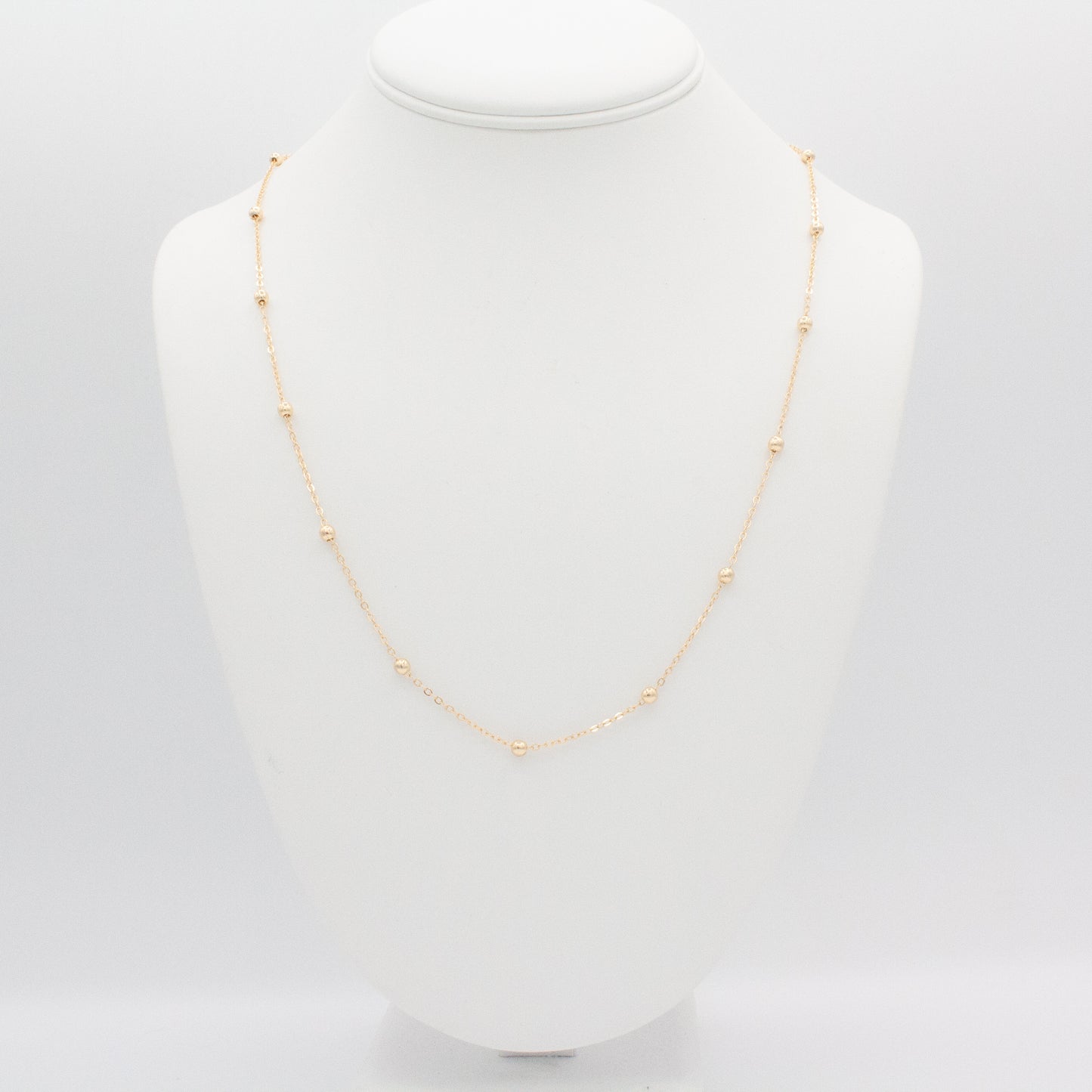 Satellite Layering Chain :: 14k Gold Filled
