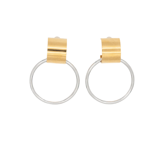 Gimchi Two-Toned Hoops