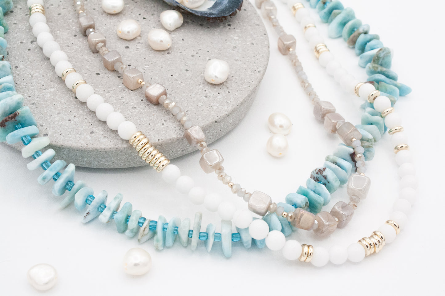 Turks + Caicos Necklace :: 14k Gold Filled