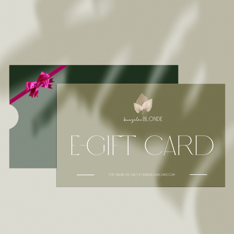 bungalowBlonde Jewelry DIGITAL e-GIFT CARD