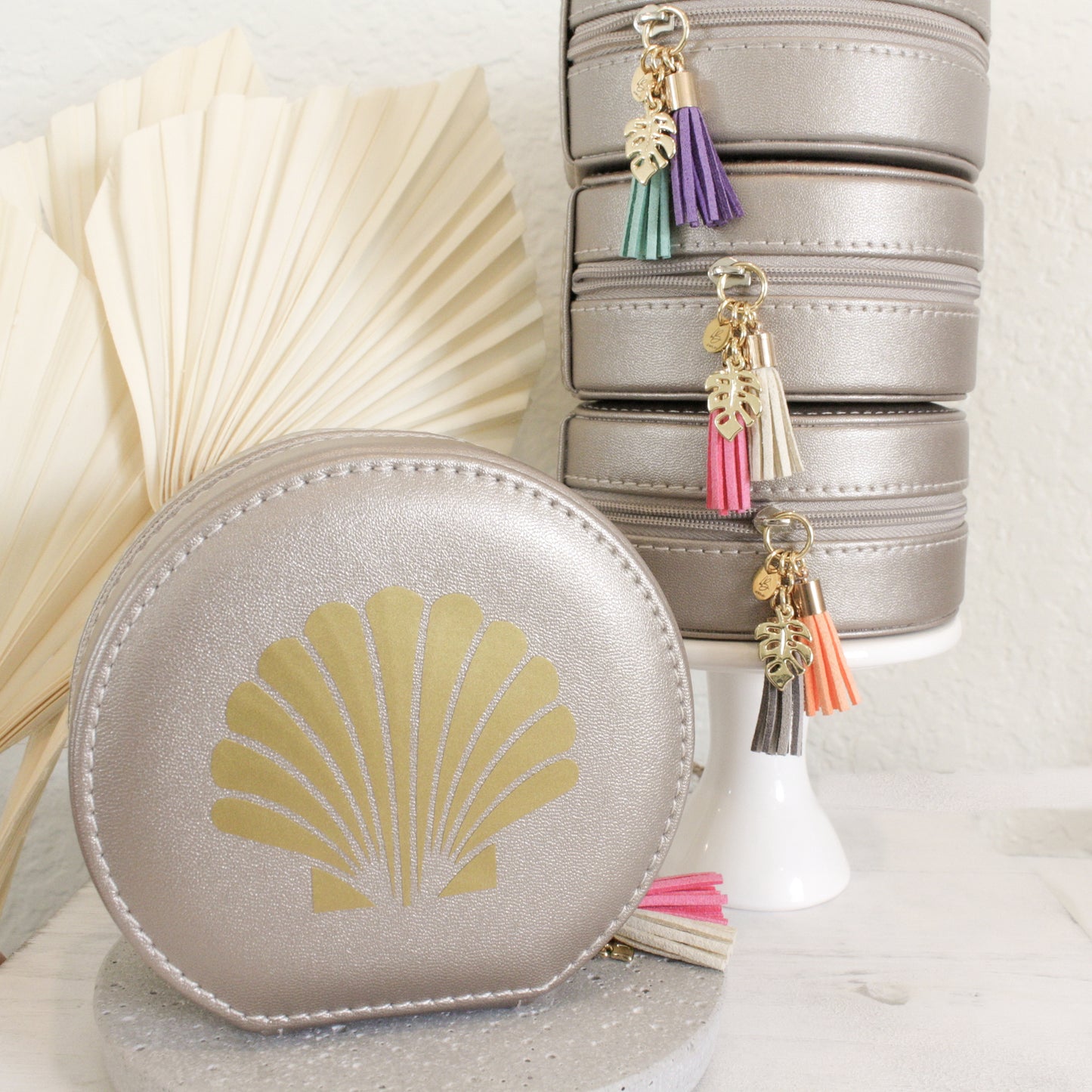 Seashell Jewelry Travel Case