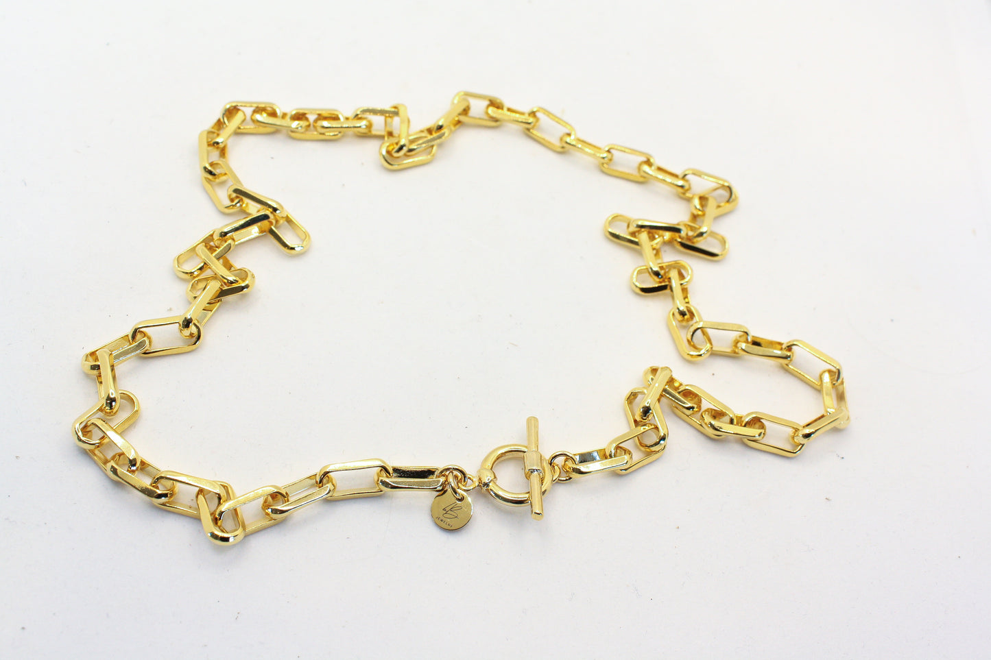 Cannes Essential Gold Link Layering Necklace