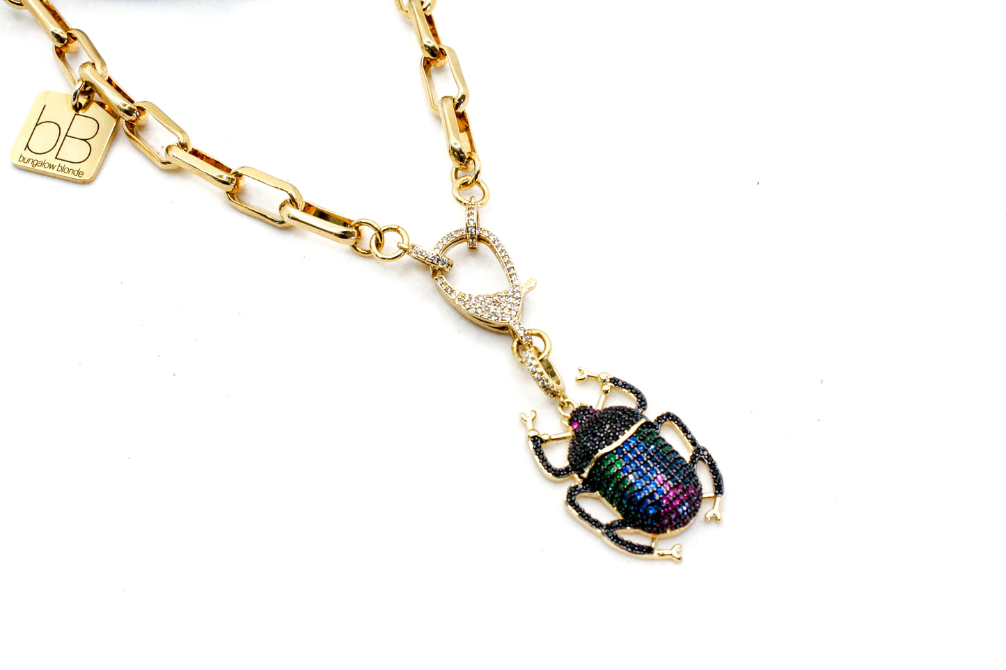 Scarab Layering Necklace