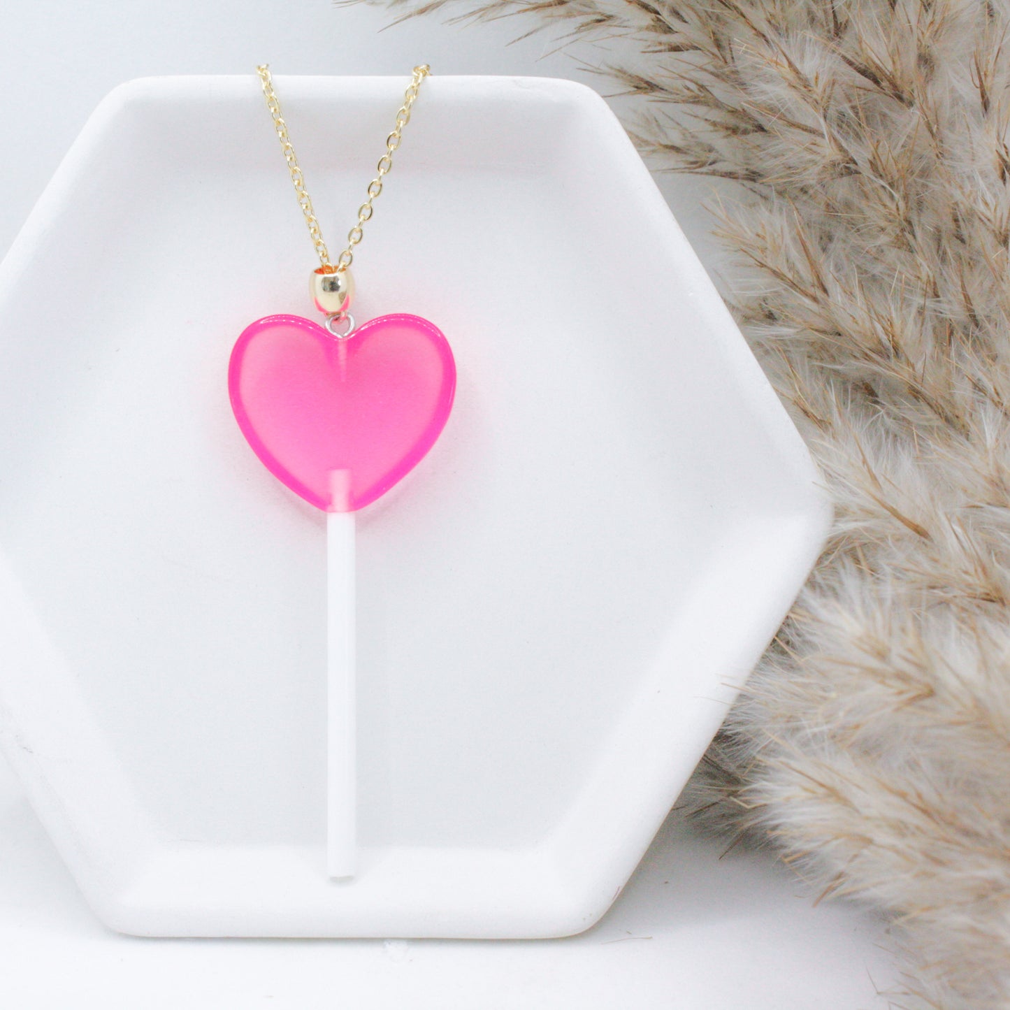Heart Lollipop Necklace
