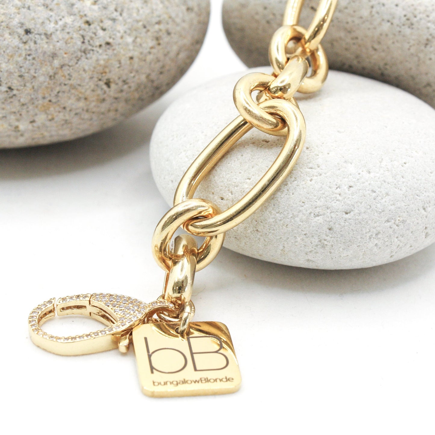 Abruzzo Chunky Gold Link Bracelet