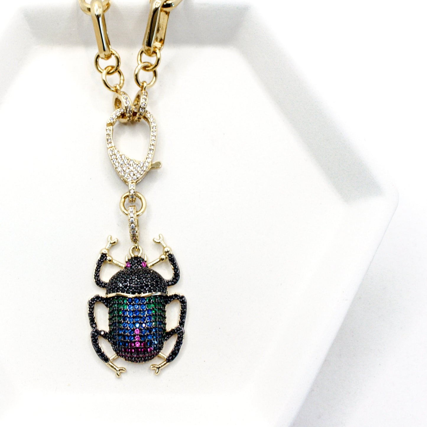 Scarab Layering Necklace