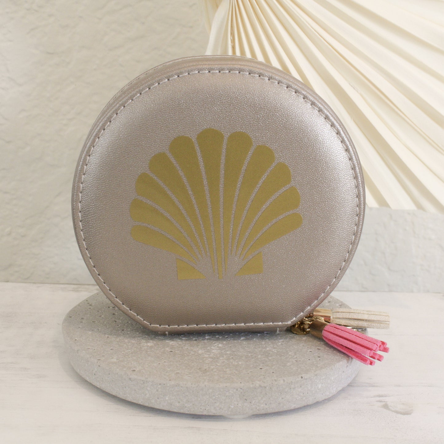 Seashell Jewelry Travel Case