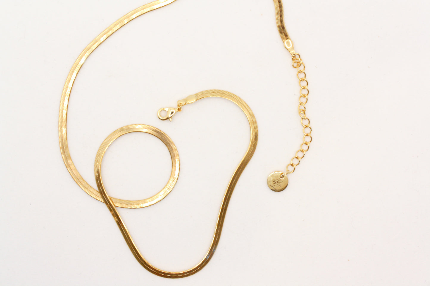 Fer-de-lance Snake Chain Necklace
