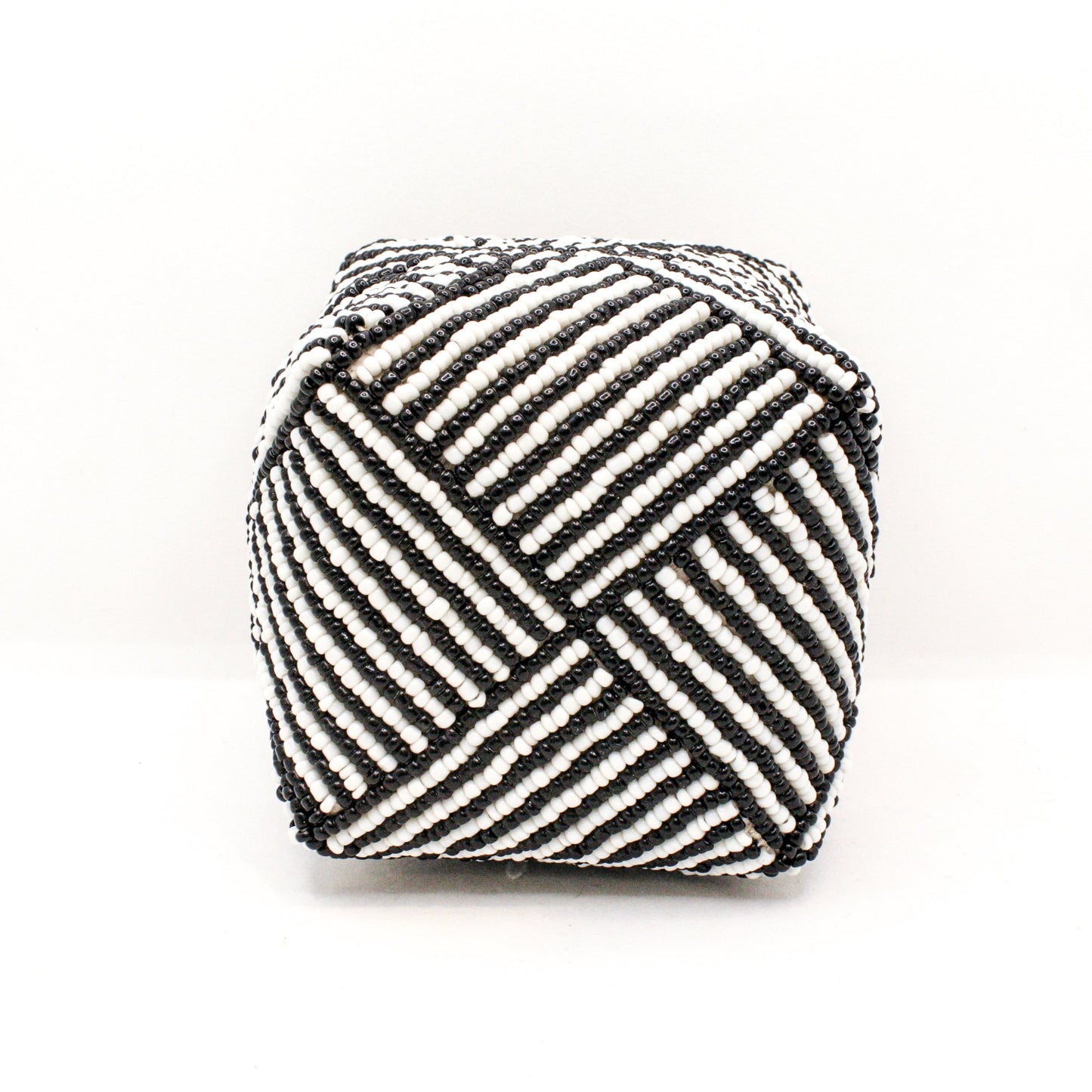 Bali Coastal Home Decor Box : Black/White