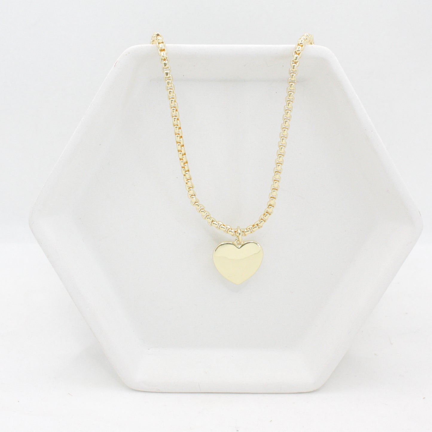ILY Heart Necklace :: 24k Gold Filled