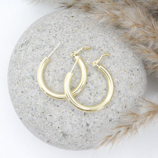 Bantam Hoop Earrings :: 14k Gold Filled