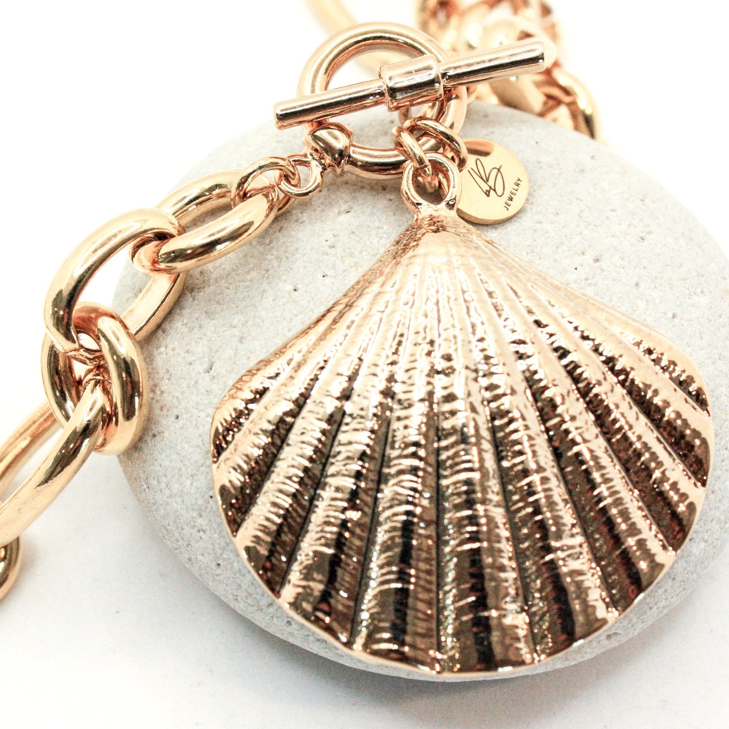 Bombshell Seashell Statement Necklace