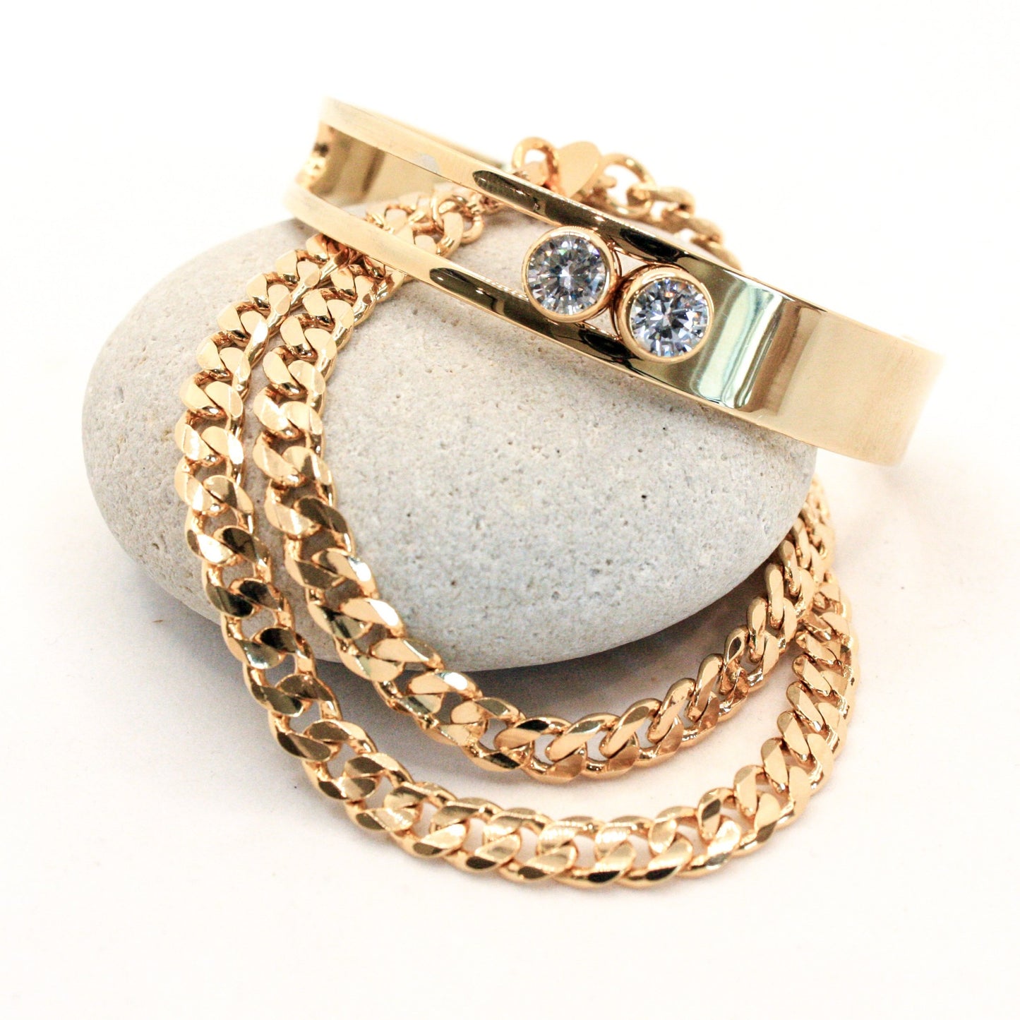 Catamaran Gold Wrap Bracelet