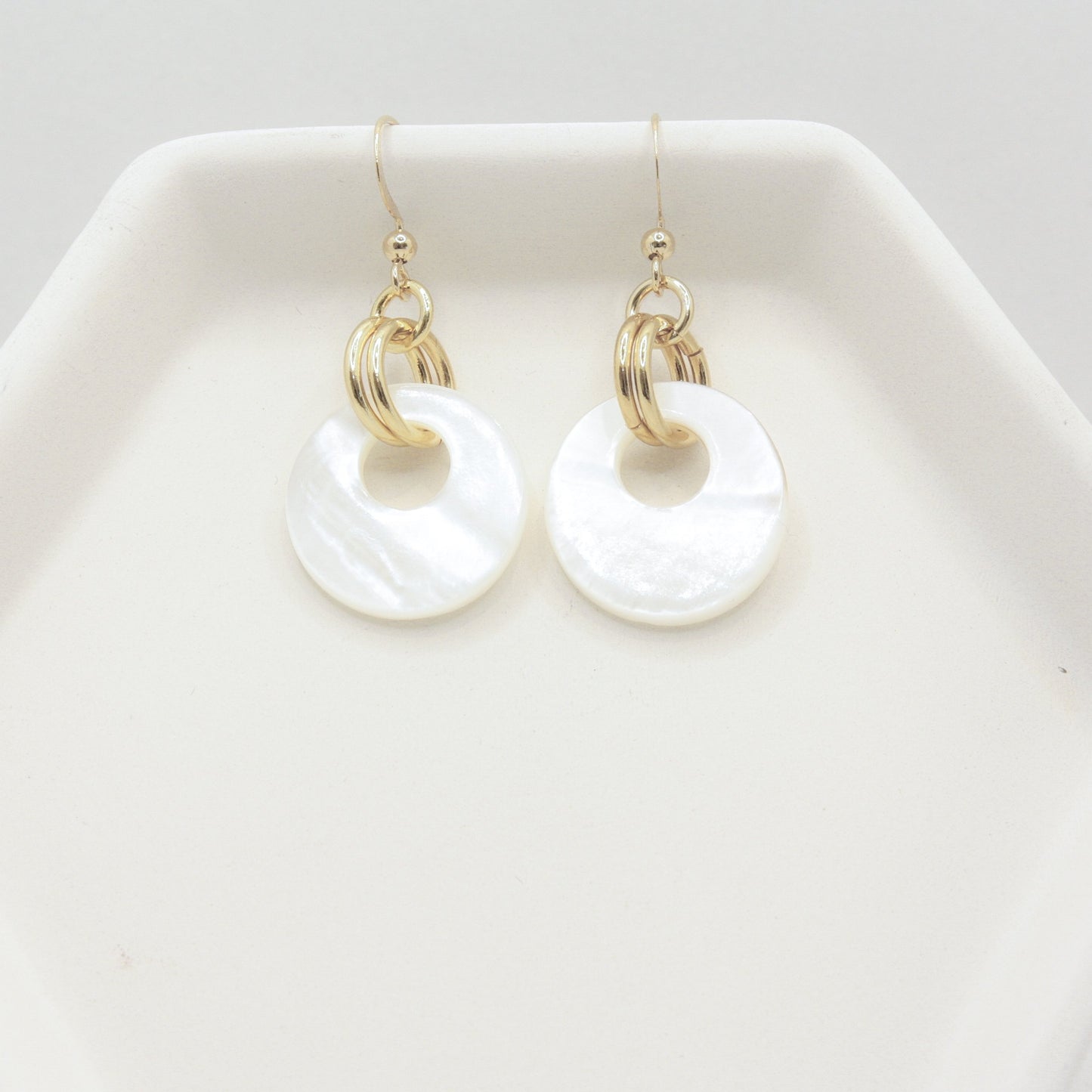 Bardot Natural Shell Earrings