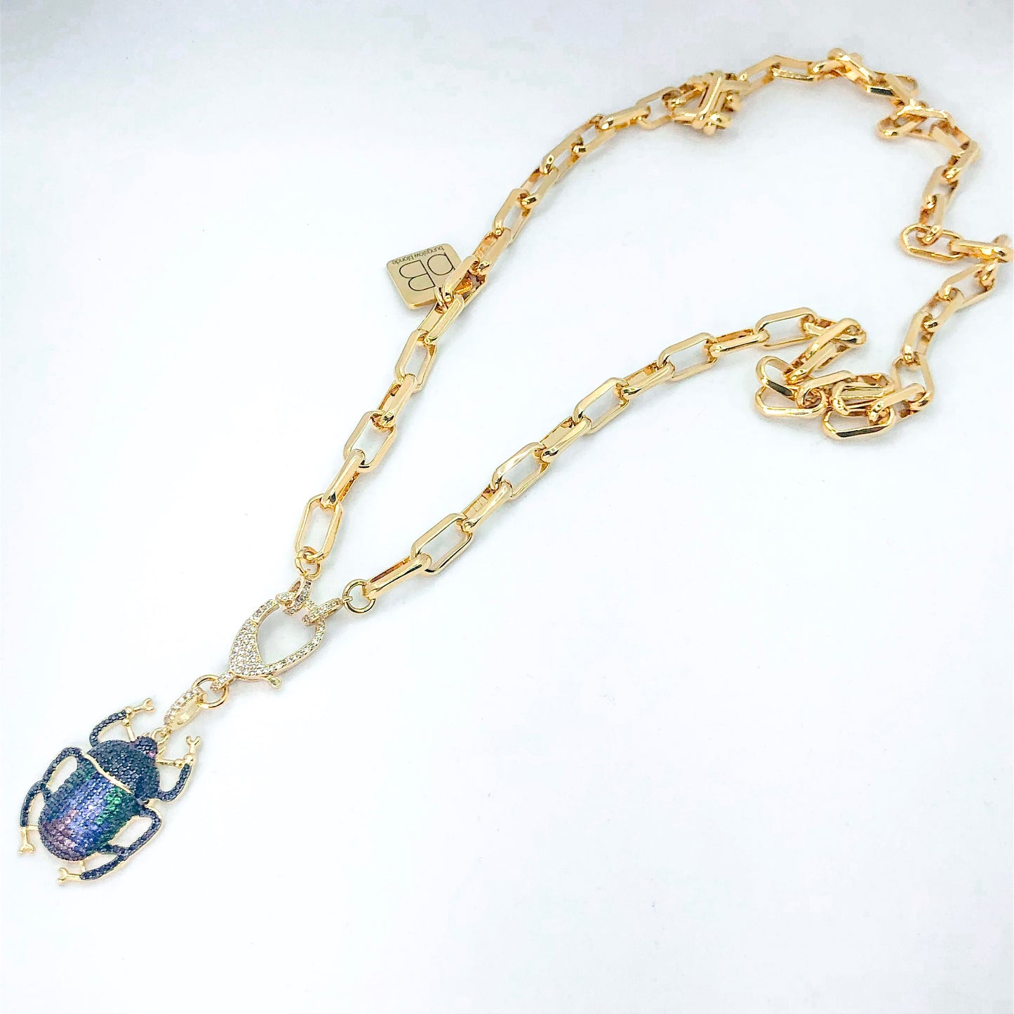 Scarab Layering Necklace