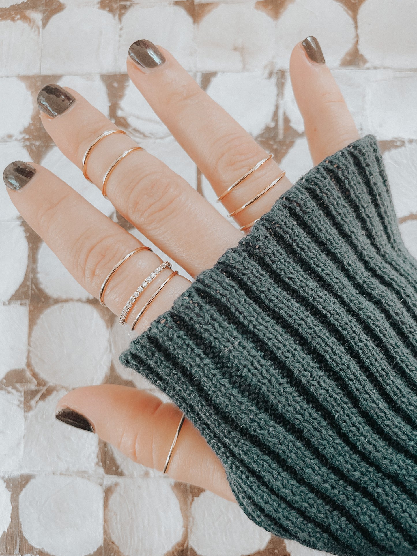 Thin Mint Stacking Ring