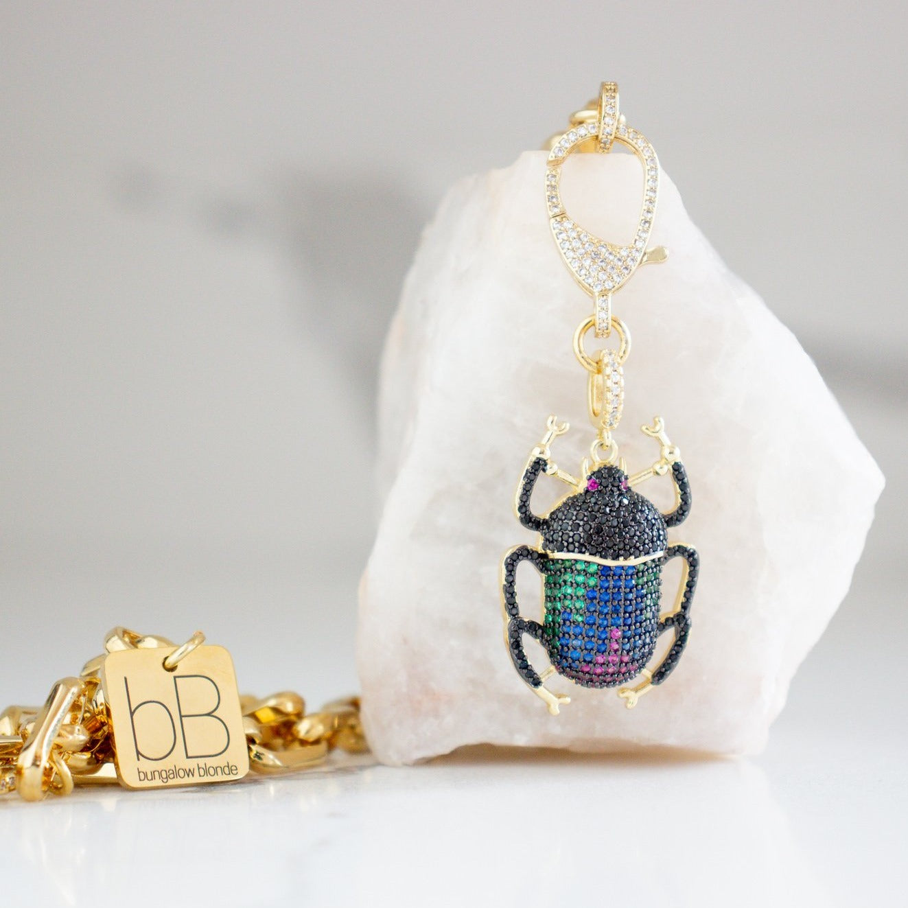 Scarab Layering Necklace