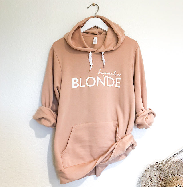 bungalowBLONDE Bombshell Seashell Beach Hoodie