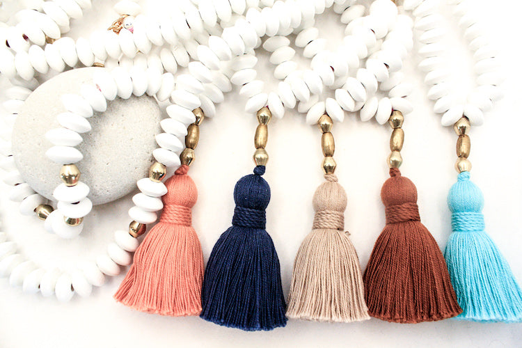 Ultimate Beach Vacation Tassel Necklace